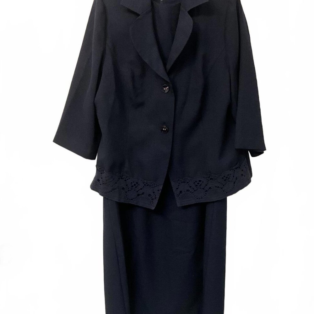 Koret Dress with Lace Trim 3/4 Sleeve Jacket